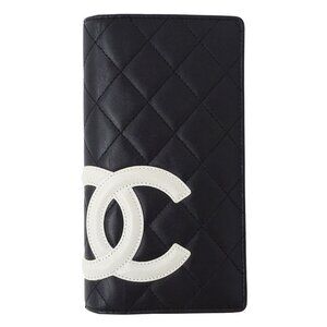 Chanel Wallet Cambon Lambskin Black Bifold